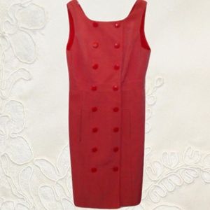 TIBI Red Button Front Seychelles Dress Size 2 $360